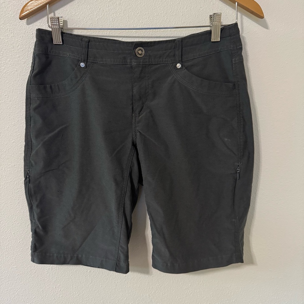 Kuhl 11" Trkr Short Charcoal Gray Outdoor Gorpcore Hiking Longline-6